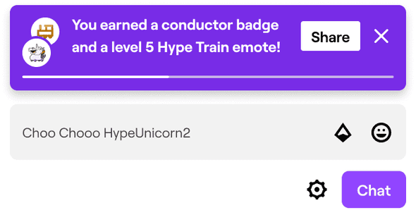 Hype Train level 5